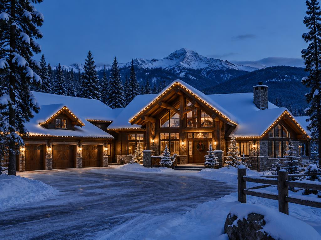 Lighting inspiration — mountain lodge rooflines